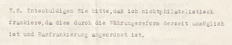  - Österreich 2. Währungsreform 10.12.1947 - Belege Img67