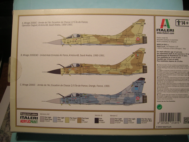 Mirage 2000C "Opération Daguet" -Italeri 1/72 MAJ 13/01/2021 Reprise Dscn0014