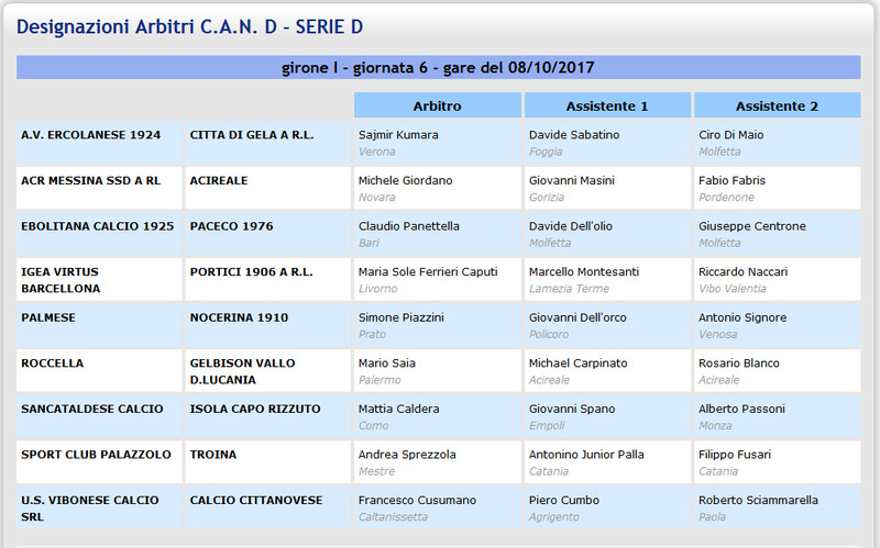 Campionato 6°giornata: SANCATALDESE - Isola Capo Rizzuto 4-0 Aia610