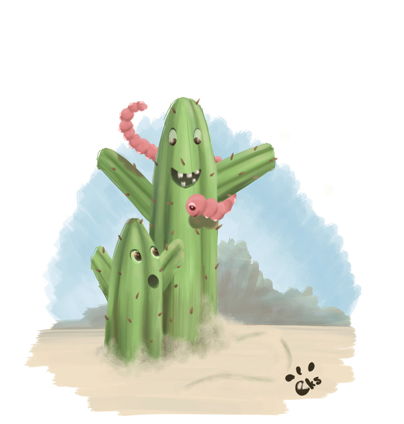 Les dessin du mois de septembre Cactus11