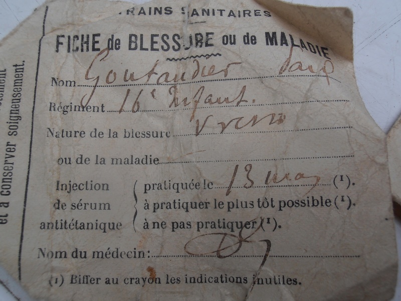 Mort pour la France le 15/3/1916