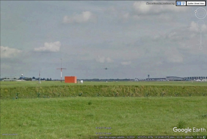 Avion en VOL vue Street View Avion10