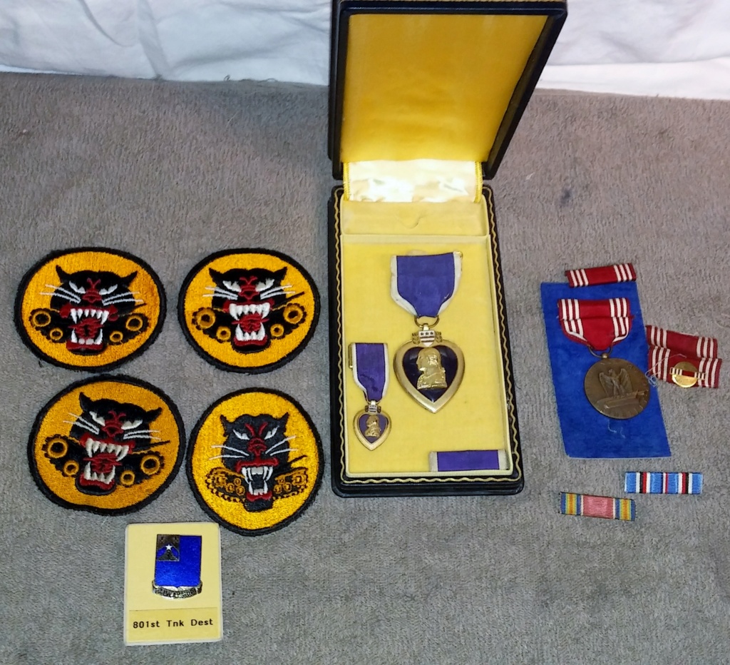 Things from my Uncle Russel's time in the 801st Tank Destroyer Bn. in WW2 19700231