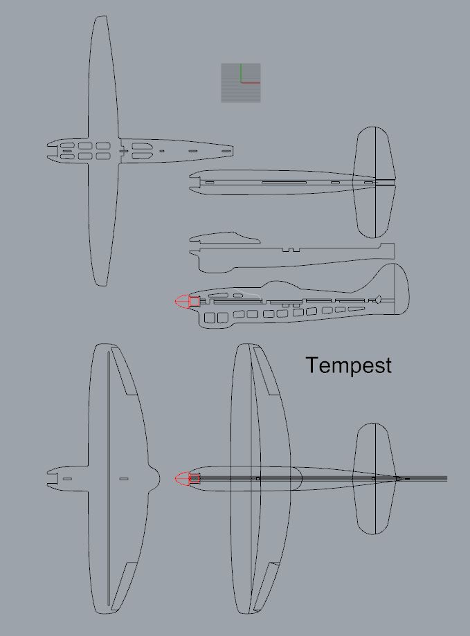 Flotte de warbirds silhouettes ! Tempes10