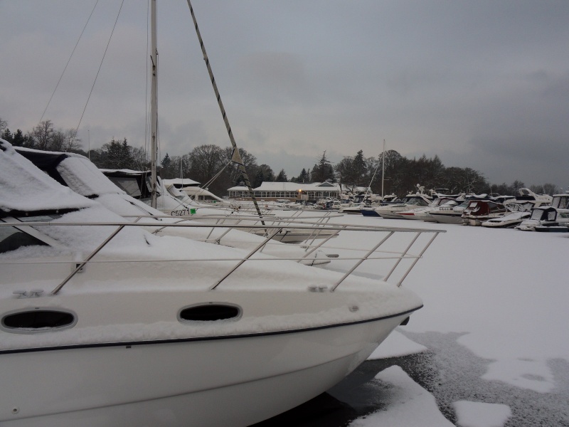 Pictures & Video of the marina in the snow Sdc10418