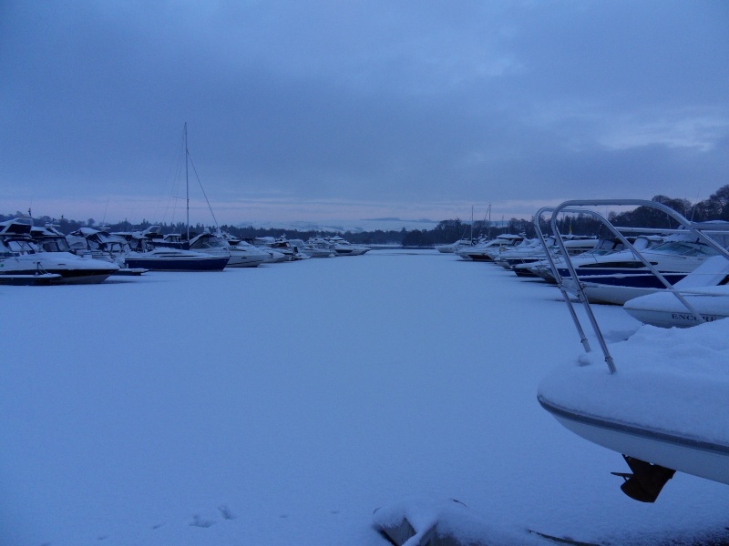 Pictures & Video of the marina in the snow Sdc10421