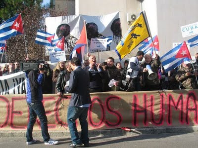 MANIFESTACION ANTICASTRISTA Y POR LOS DERECHOS HUMANOS Foto910