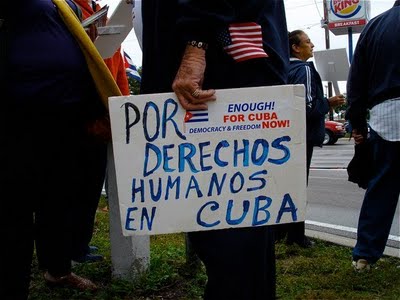 MANIFESTACION ANTICASTRISTA Y POR LOS DERECHOS HUMANOS Tampa10