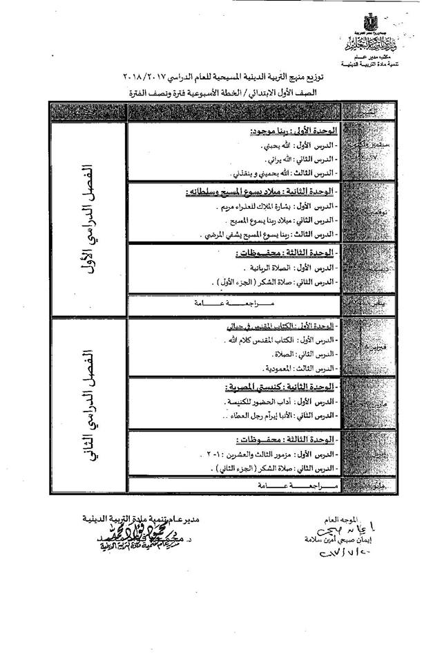 توزيع منهج التربية المسيحية " إبتدائى و إعدادى و ثانوى" 2018 Uo_10