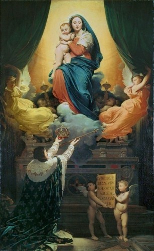 BONNE FETE NATIONALE A TOUS Assomption de la Bienheureuse Vierge Marie. Ingres10