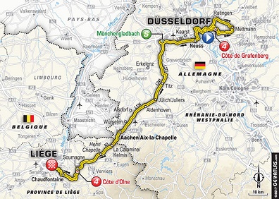 2e étape Düsseldorf - Liège (Belgique) 202 km 2_110