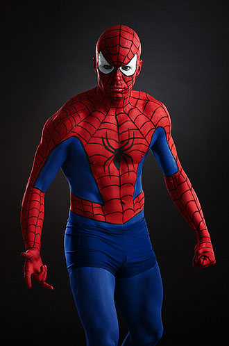 body paint Spider10