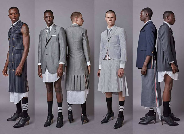 THE MOST IMPORTANT NEWS - A HOT NEW FASHION TREND HAS MEN DRESSING IN SKIRTS, DRESSES AND 8 INCH HEELS Men-in10