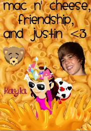 Mac n' Cheese, Friendship, and Justin! :P Untitl10