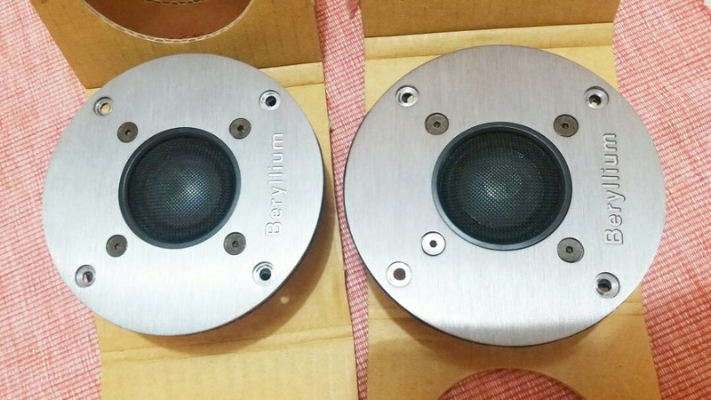 Beryllium tweeters hot sale for sale
