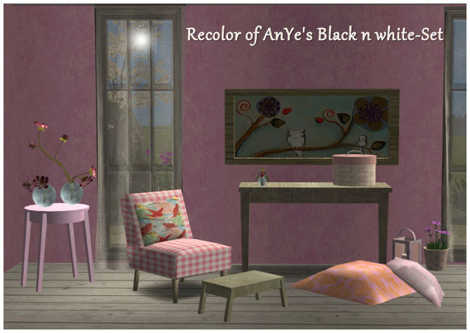 Recolor of AnYe's mini Black n white-set Blackn10