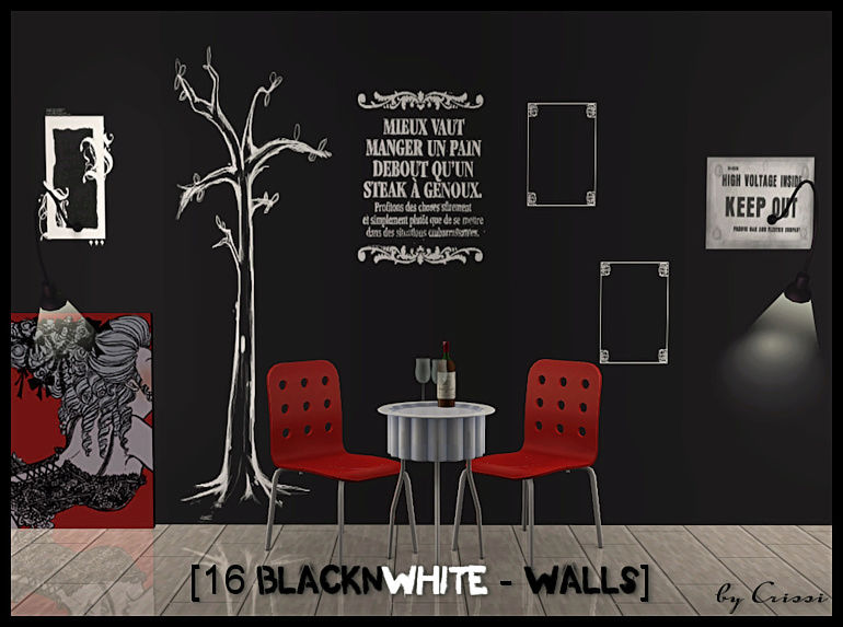 16 BlacknWhite Walls Blackn11