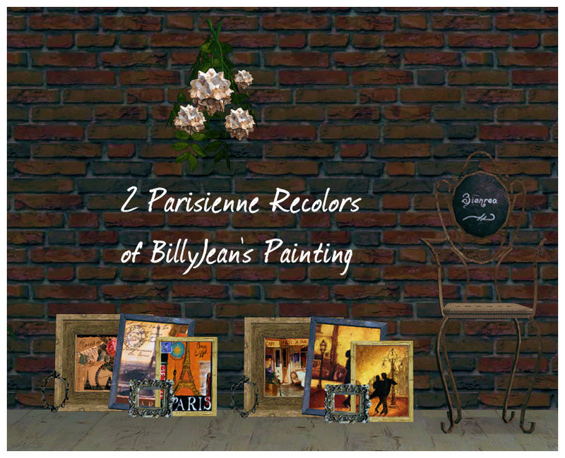 2 Parisienne Recolors of BillyJeans Painting Bpsbil13
