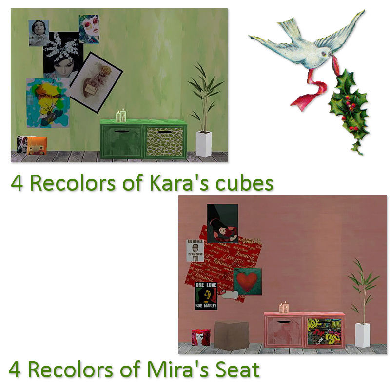 Kara cubes and Wallwritings Clutte11
