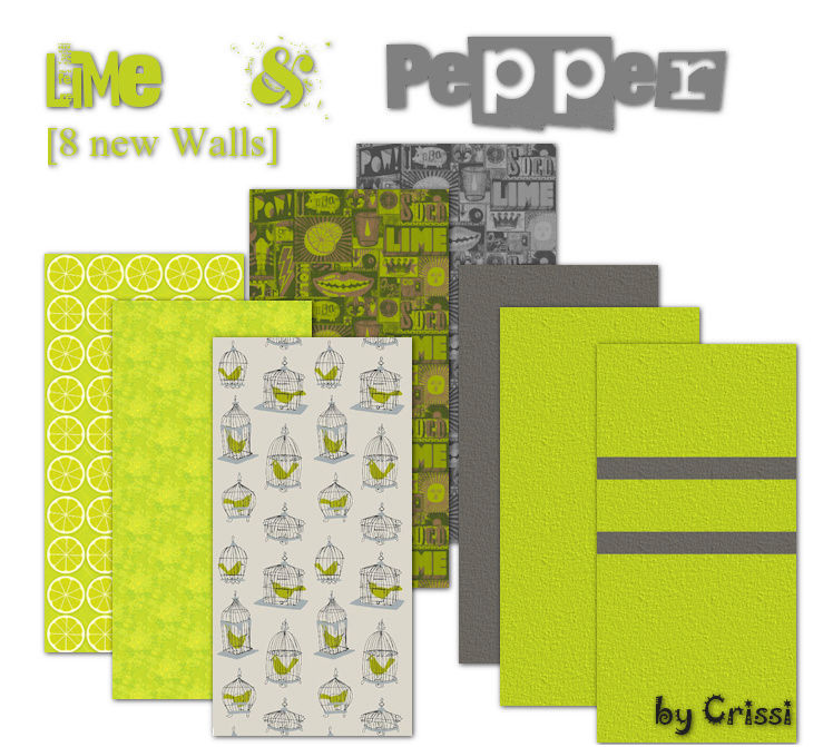 walls - 8 Lime and Pepper Walls Limean10