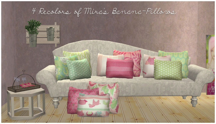 Recolors of Mira's Banana Pillow Miraba10