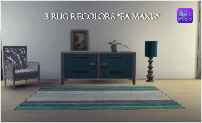 TS4 - 3 EA Maxis Rug Recolors  Rugspr10