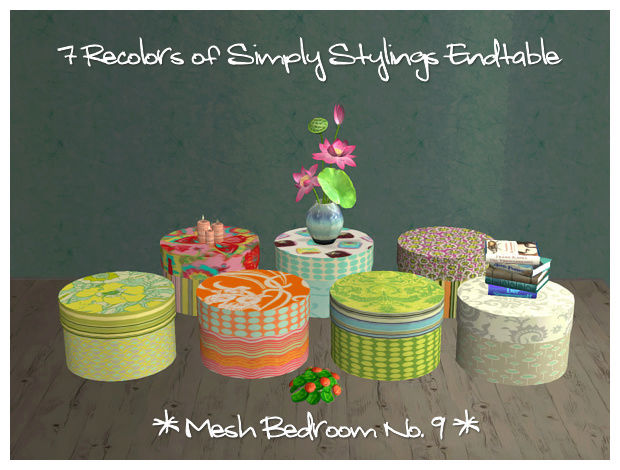 7 Recolours of Simply Stylings Endtable  Simply41