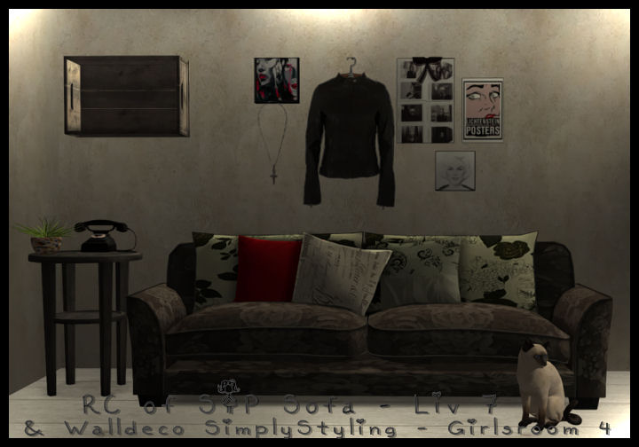 Recolors of Simply Stylings Walldeco (Girlroom 4) Sipsof10