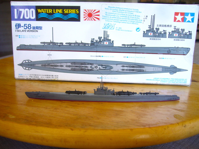 I 15, I 46, I 58 au 1/700° Water line Tamiya / Fujimi P1240033