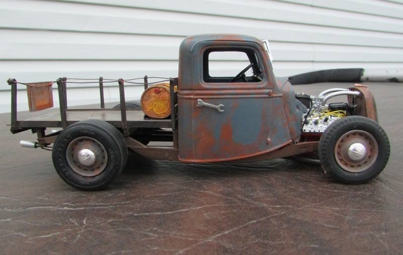 Ford Pickup 1937 Rat Rod terminé  Img_1019