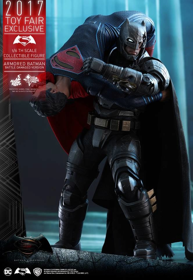 BATMAN VS SUPERMAN - ARMORED BATMAN (BATTLE DAMAGED) - MMS417 12010