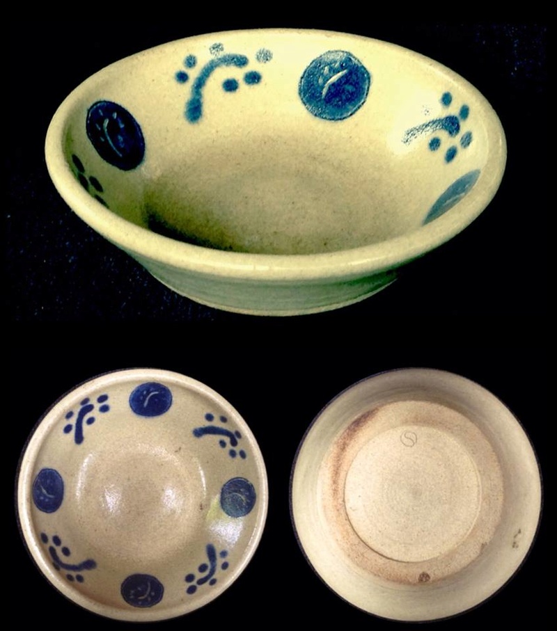 hand thrown and decorated OC Stephens dish 21231210