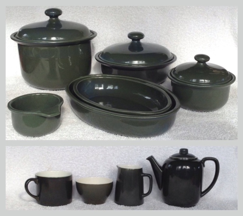 Chateau Range - Expo Ware - Aquamarine Deco No 172: was there a brown as well? Image15