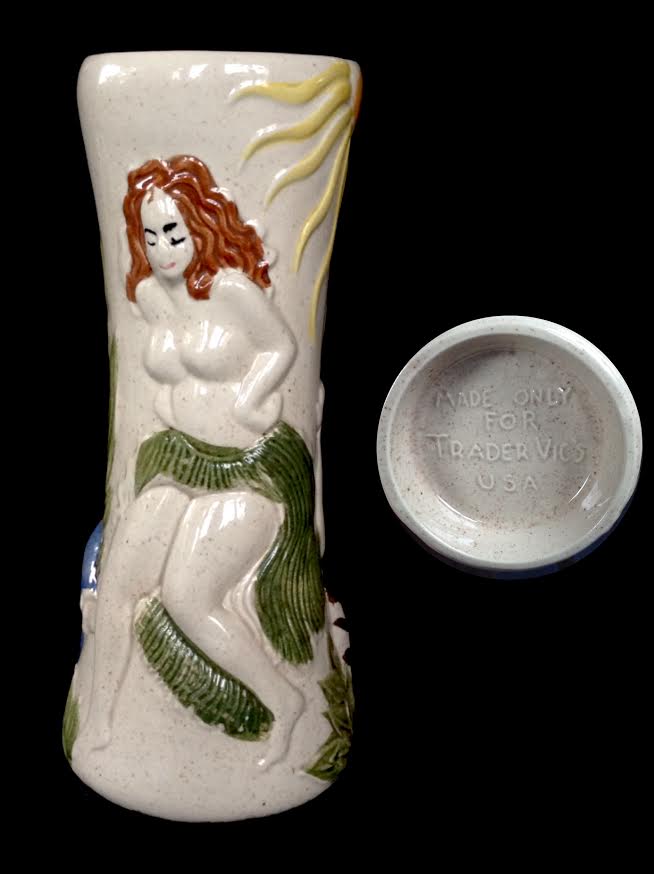 tiki mugs, Hawaiian style, including tiki farm and Studio Ceramics Vid10