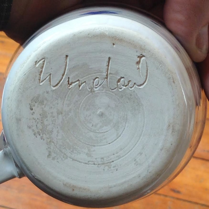 Looks like Winelow or Window: could this be Winslow Pottery? Winb10