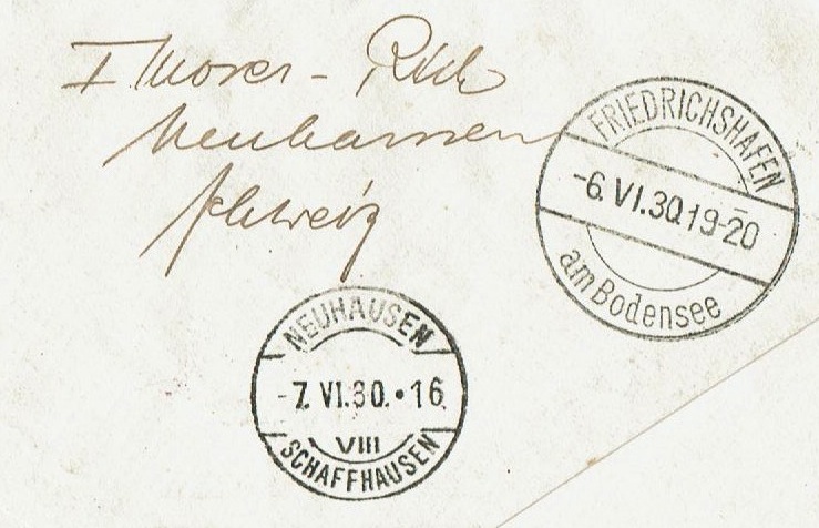 stempel - Südamerikafahrt 1930 (Rundfahrt-) Post nach Friedrichshafen" - Seite 7 57_p_b11