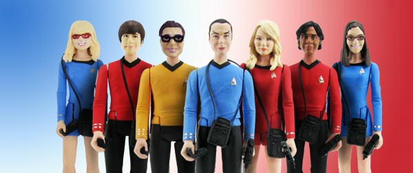 Figurines Big Bang Theory en personnages Star Trek Bigban11