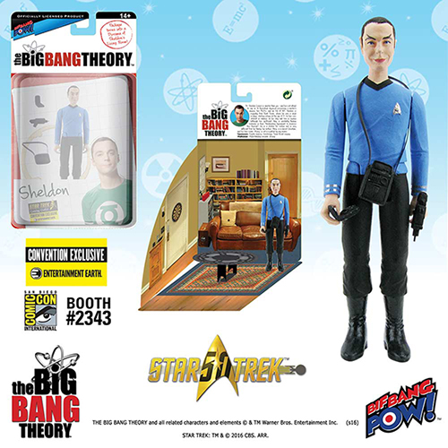 Figurines Big Bang Theory en personnages Star Trek Sheldo10