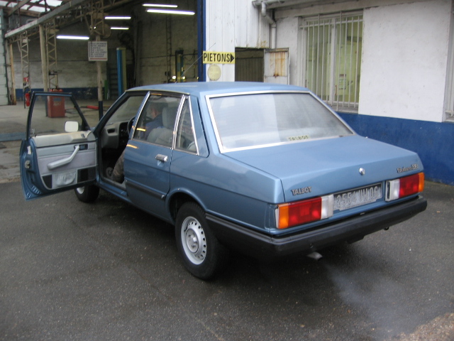 TALBOT SOLARA GLS 1983 Talbot12