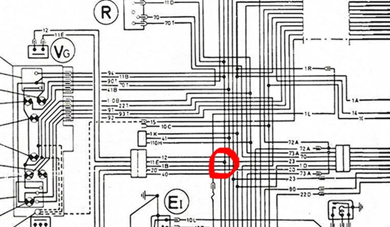 Alimentation moteur d'essui-glace B3bis12