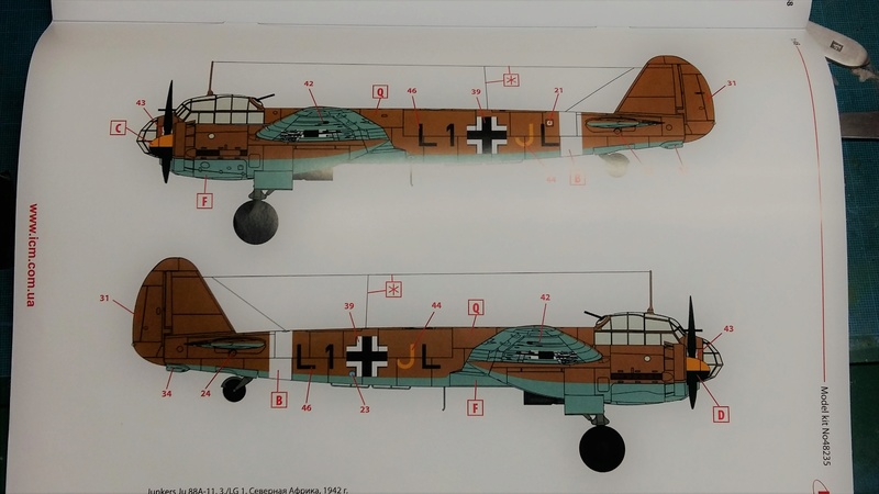 [Concours Désert] Junker Ju -88 A 11   ICM  1/48 20170912
