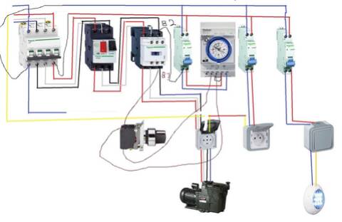 Tableau Electrique Piscine Avec Horloge