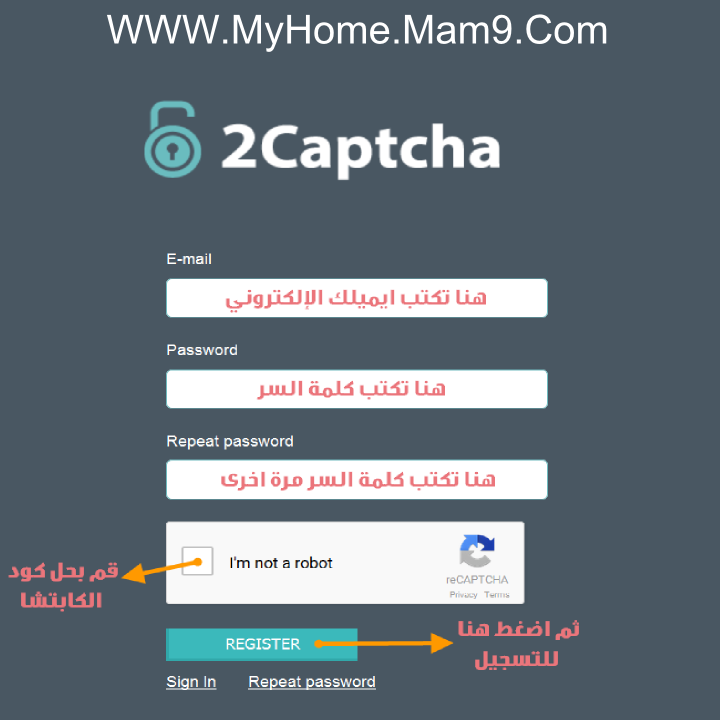 شرح بالصور طريقة ربح المال من الانترنت عن طريق حل أكواد الكابتشا + اثبات الدفع 2210