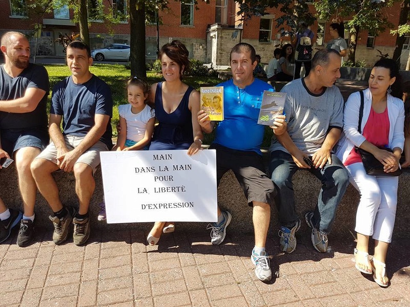 Rassemblement devant l’ambassade d’Algérie à Montréal pour dénoncer les interdictions de conférences à Aokas samedi 29 juillet 2017 1363