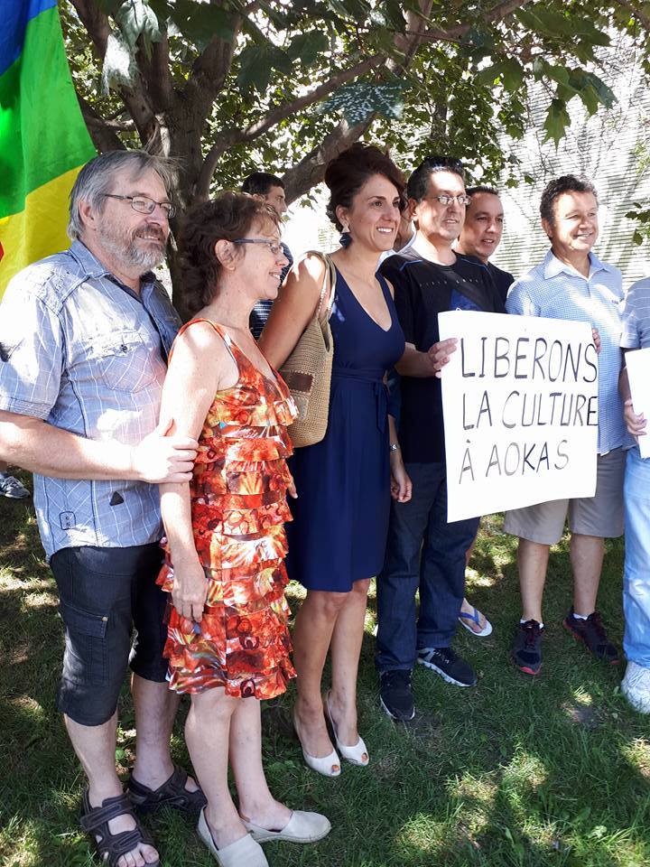Rassemblement devant l’ambassade d’Algérie à Montréal pour dénoncer les interdictions de conférences à Aokas samedi 29 juillet 2017 1366
