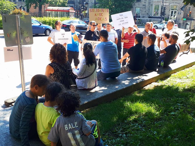 Rassemblement devant l’ambassade d’Algérie à Montréal pour dénoncer les interdictions de conférences à Aokas samedi 29 juillet 2017 - Page 2 1377