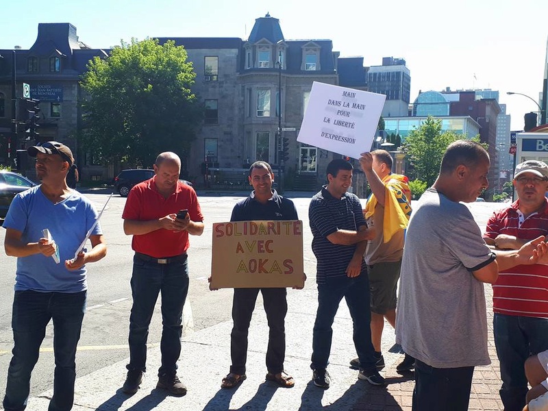 Rassemblement devant l’ambassade d’Algérie à Montréal pour dénoncer les interdictions de conférences à Aokas samedi 29 juillet 2017 - Page 2 1381