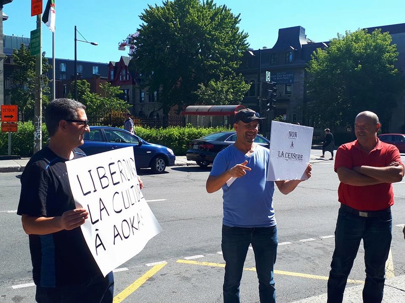 Rassemblement devant l’ambassade d’Algérie à Montréal pour dénoncer les interdictions de conférences à Aokas samedi 29 juillet 2017 - Page 2 1382