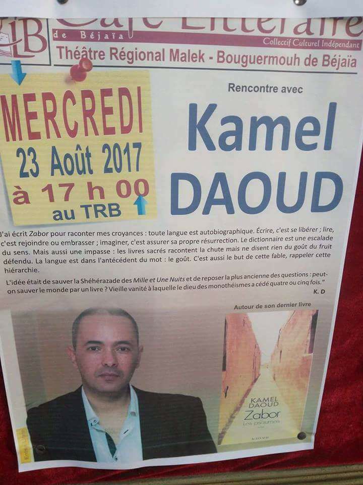 Kamel Daoud à Béjaia le mercredi 23 août 2017 1637