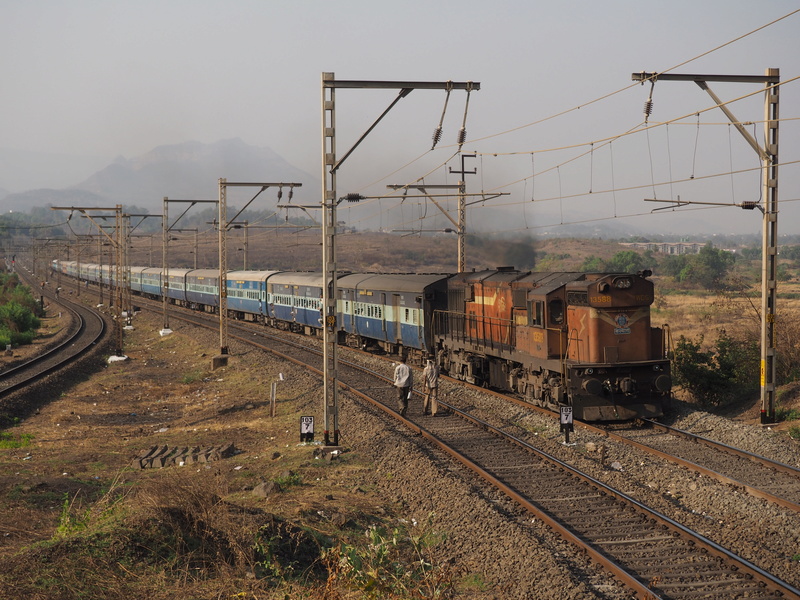 Rampe de Western Ghat, Palasdari, Maharastra, Inde. P1280123